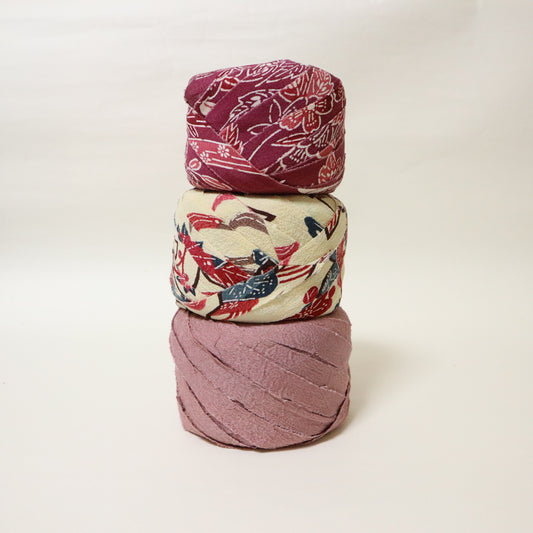 kimonoyarnお年玉BOX⑮(50m×3玉)(ロゴ入り組紐ディスク付きキットプレゼント)46%OFF