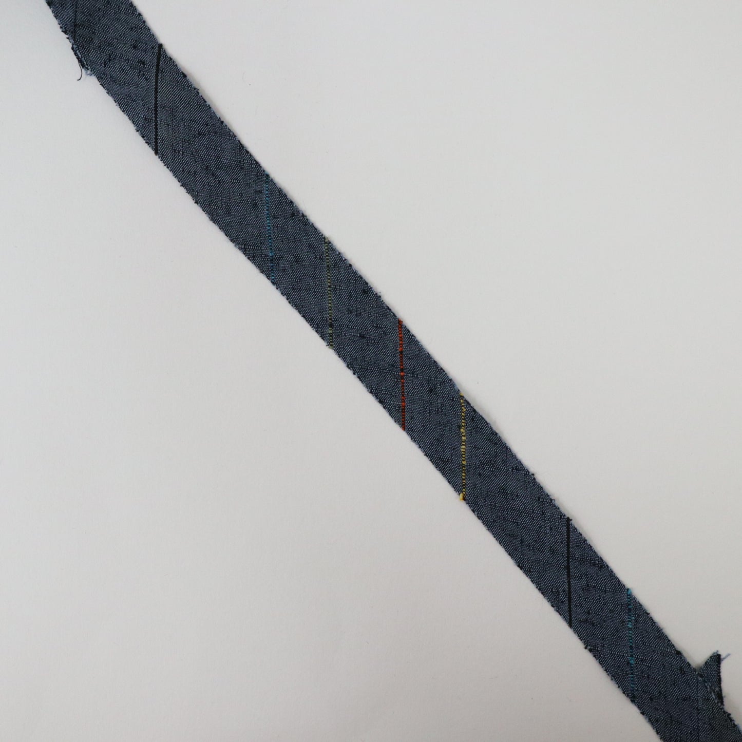 Gray-blue with light blue, yellow, red, and black stripes - Tsumugi (Y02401001)
