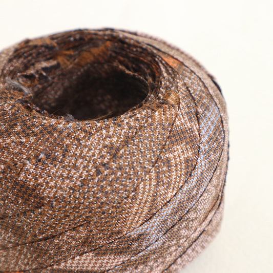 Orange Seigaiha Chirimen (Y02511003)