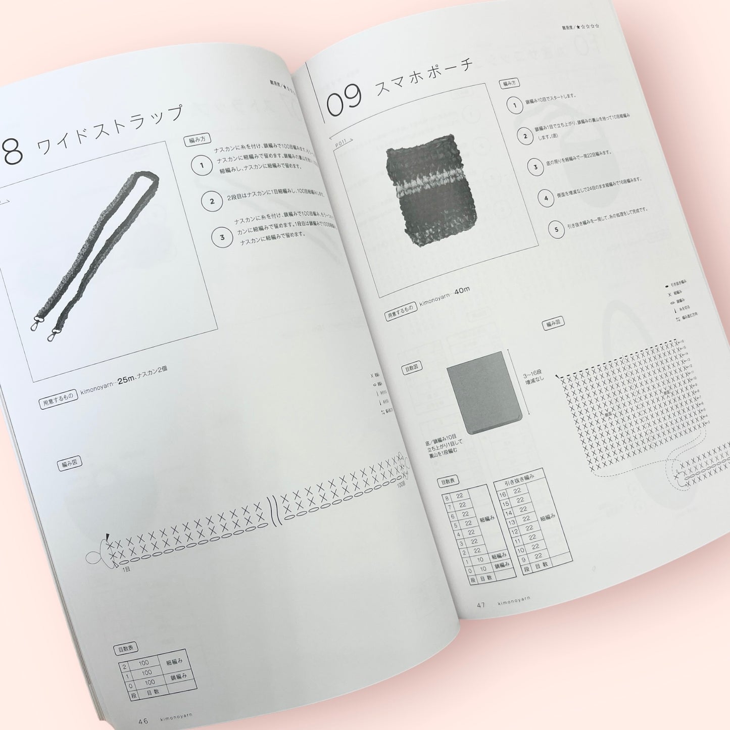 Kimono yarn recipe book