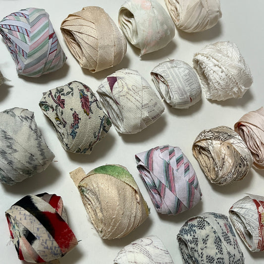 【送料込み】10m×10種ヤーンセット(計100m)| 白