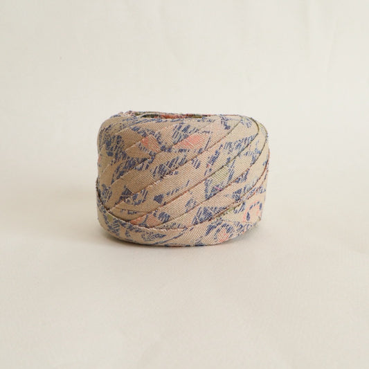 Orange Seigaiha Chirimen (Y02511003)