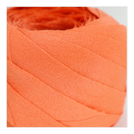 Crimson scarlet (pinkish orange) solid color crepe (Y02003075)