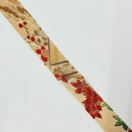 Cherry pink with gray pine and bamboo maple and mansion pattern/komon (Y02003023)