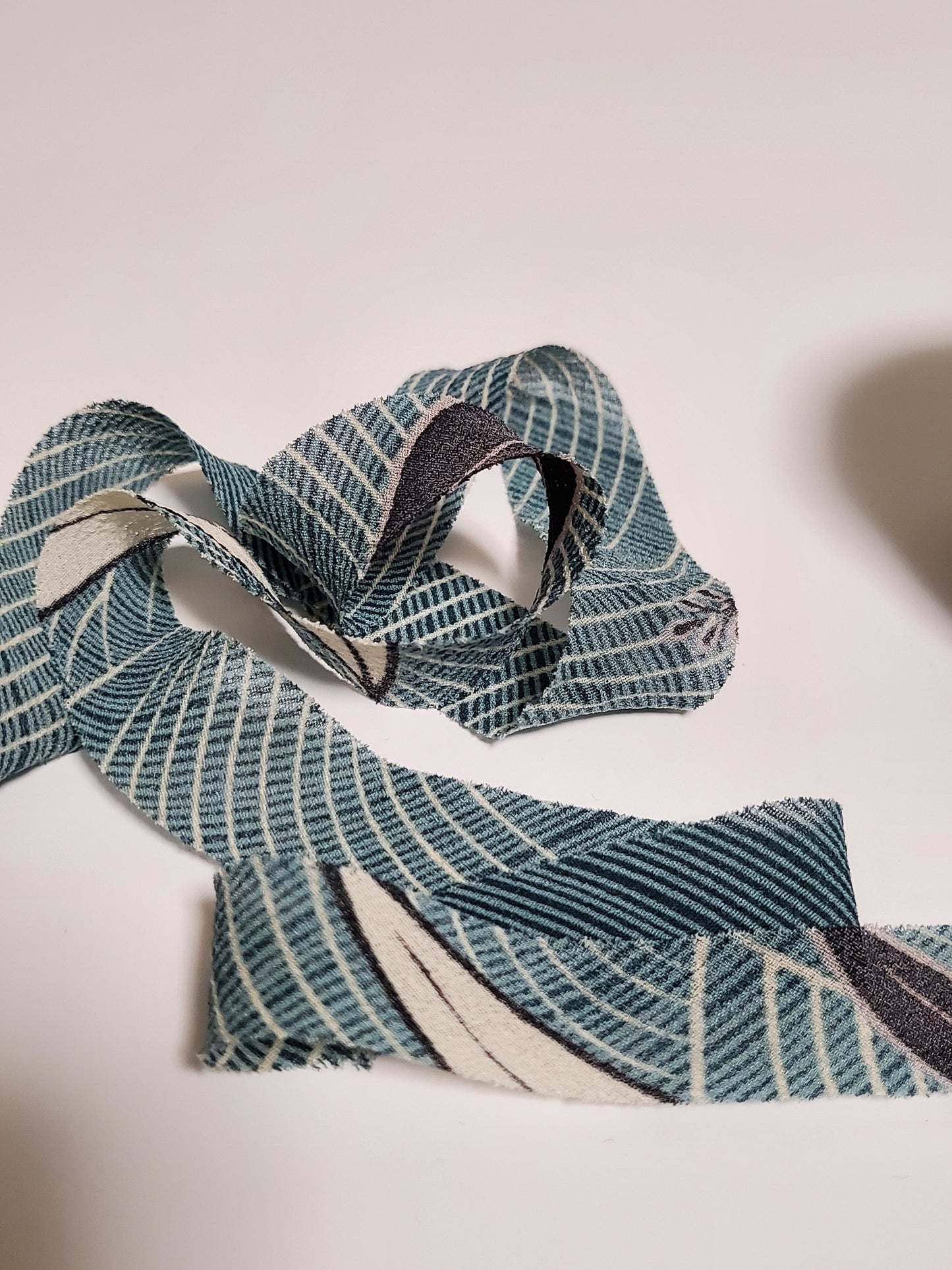 Greenish blue gauze, Nadeshiko pattern (YY00005064)