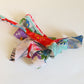 Children's kimono with colorful floral pattern on a white background (Y02507005)