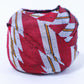 [Recommended yarn for bears] 30m ball / crimson and gray striped silk (coat fabric)