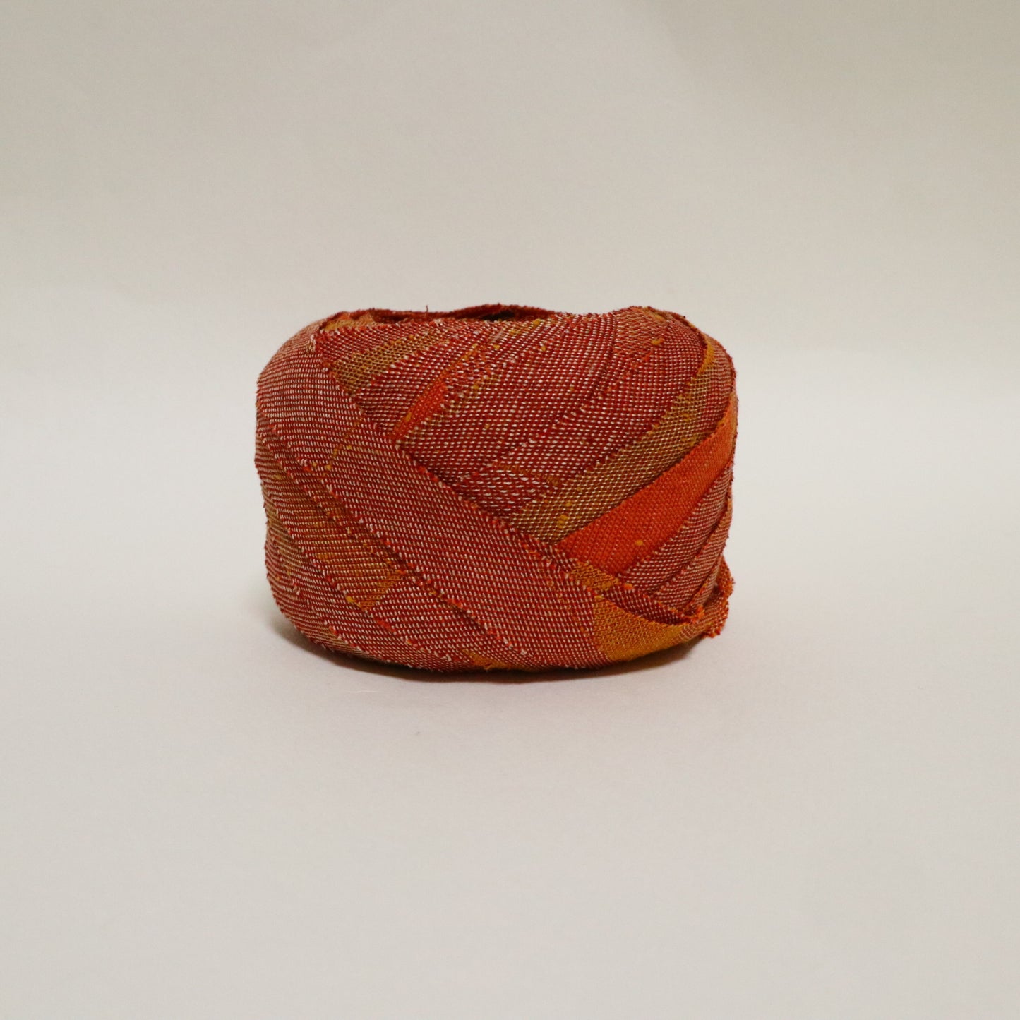 オレンジ・レンガ色・茶のグラデーション・交織(Y02601008）