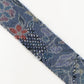 Indigo blue with chintz pattern and dyed pongee (Y02312041)