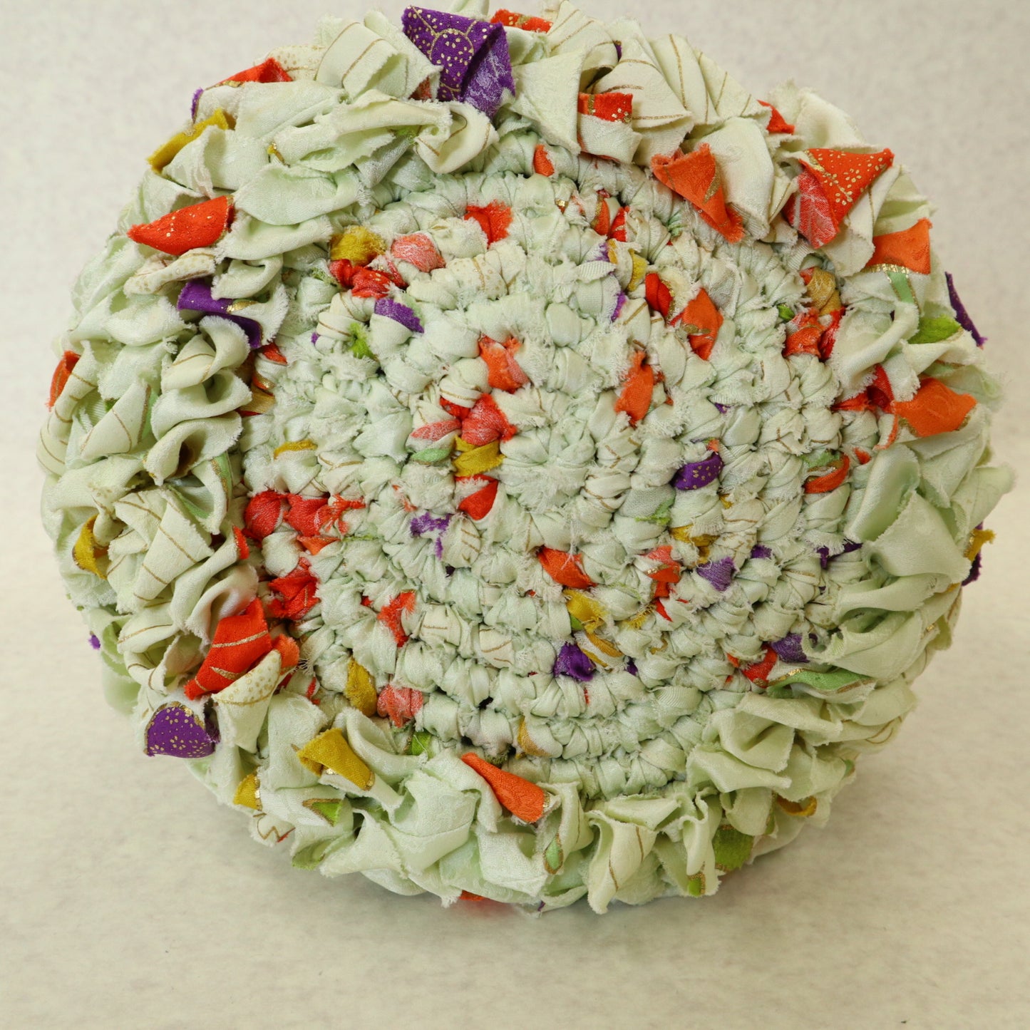 [Recipe book featured] Ruffle knot bag