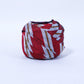 [Recommended yarn for bears] 30m ball / crimson and gray striped silk (coat fabric)