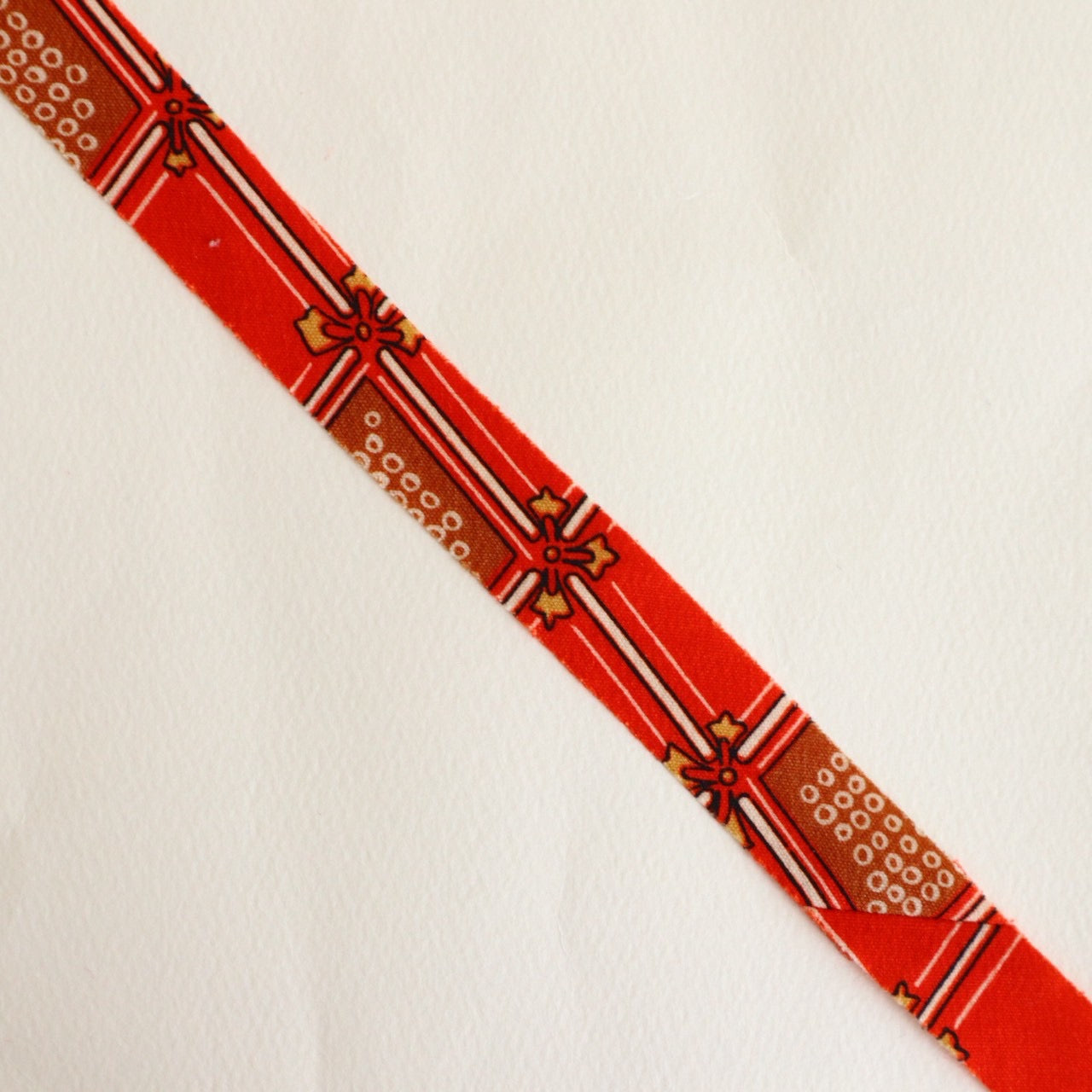 赤に変わり格子柄・モスリン(Y02601007）