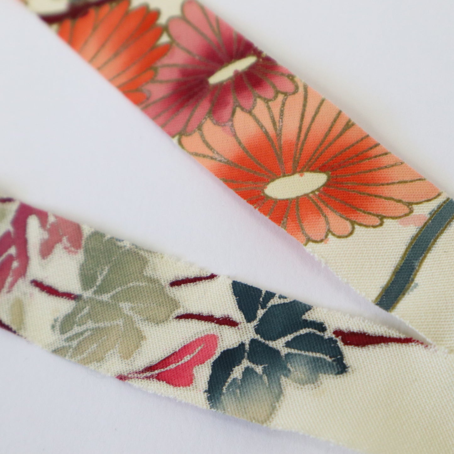 [Restock] White Colorful Floral Pattern - Yuzen (Y02205013)