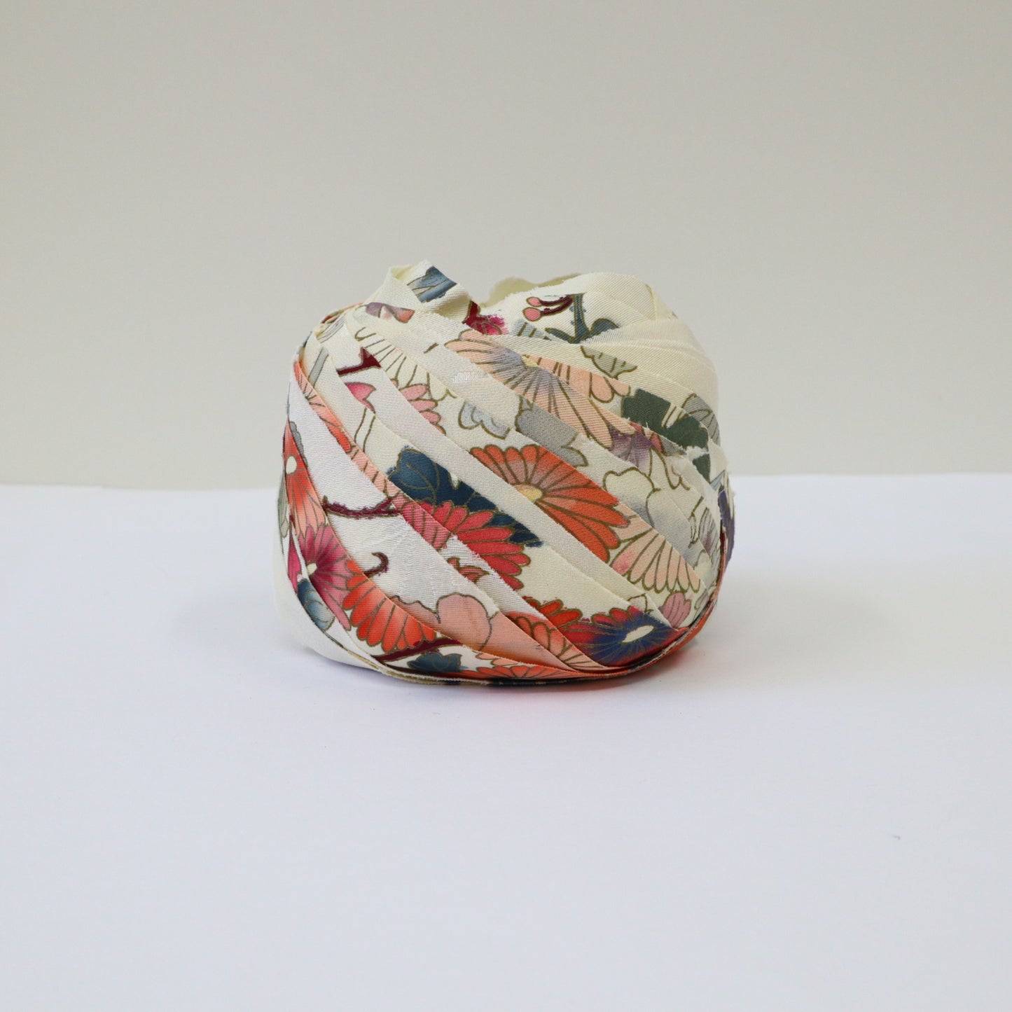 [Restock] White Colorful Floral Pattern - Yuzen (Y02205013)