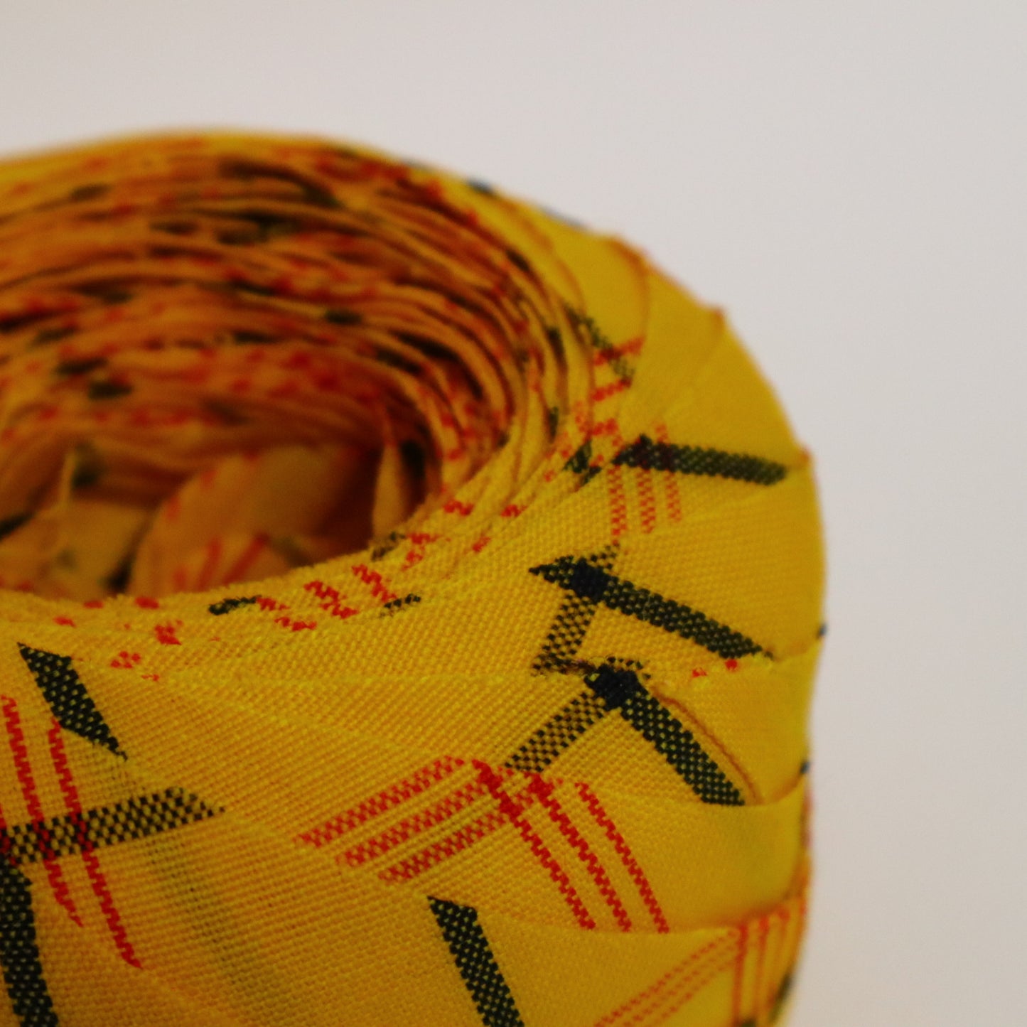 黄色格子柄・ウール(Y02601011）