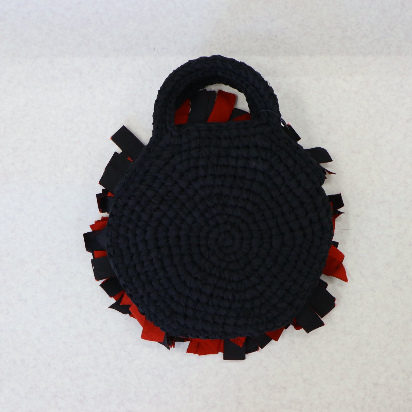 [Recipe book featured] Round fringe bag