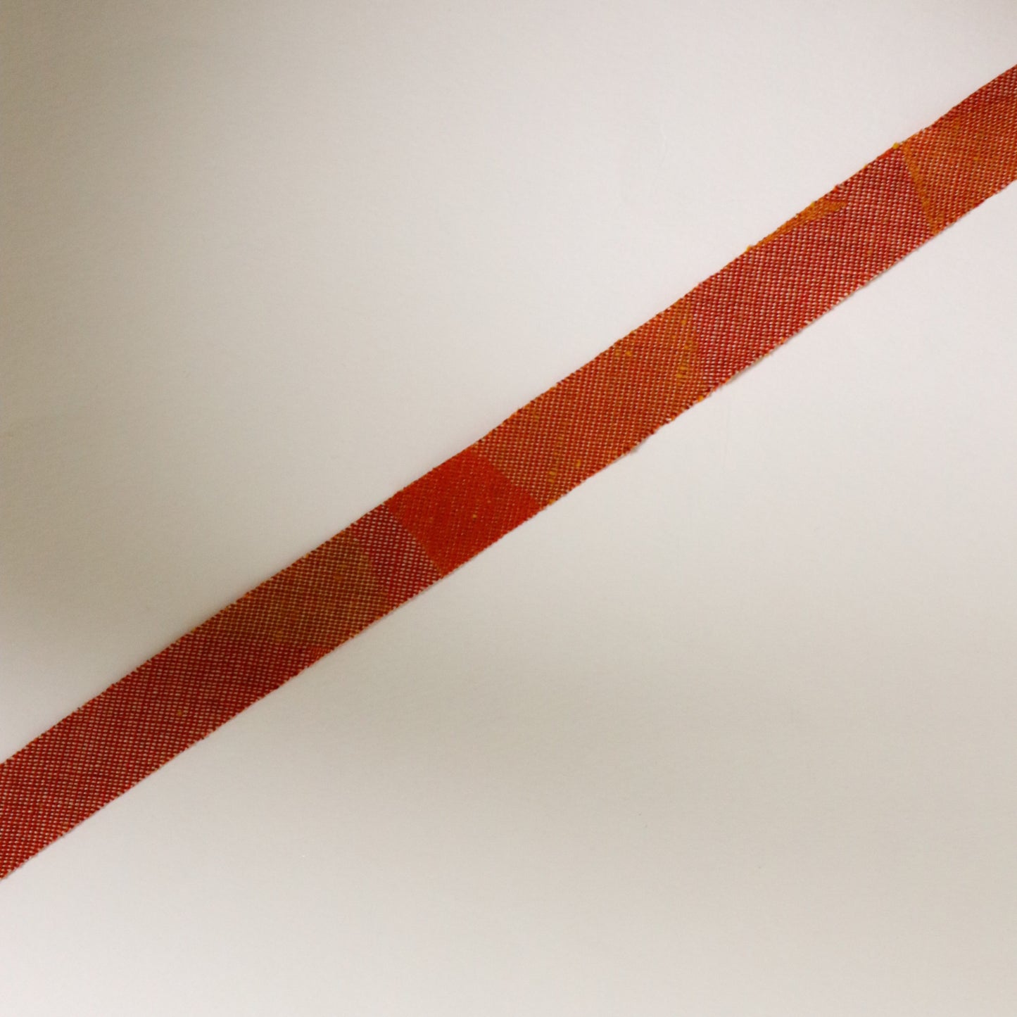 オレンジ・レンガ色・茶のグラデーション・交織(Y02601008）