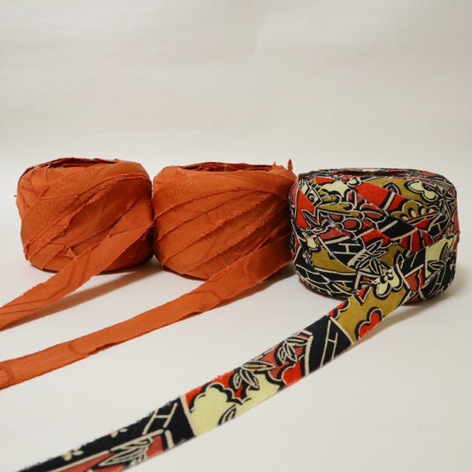 kimonoyarnお年玉BOX⑩（50m×3玉）（ロゴ入り組紐ディスク付きキットプレゼント）46％OFF