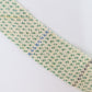 Blue and green ikat pattern on off-white tsumugi (Y02403016)