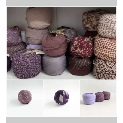 [Online store only] Purple and red kimono yarn (10 types total 20m)
