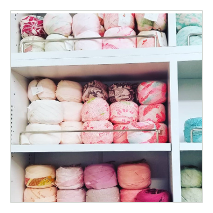 [Online store only] Pink kimono yarn (10 types total 20m)