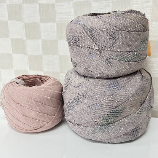 Frill bag yarn set (light purple)