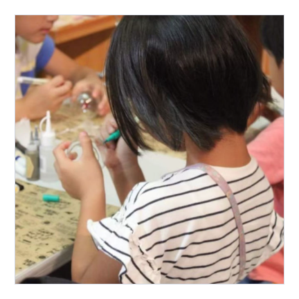 Kimono yarn wind chime kit for workshop